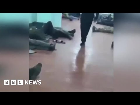 Footage shows harsh conditions of military call-up centres in Russia – BBC News