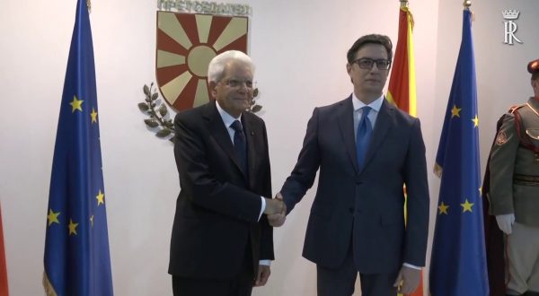 Mattarella incontra il presidente della Macedonia del Nord