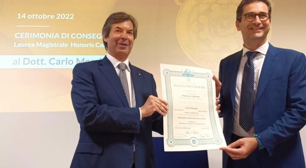 Dal Politecnico di Bari laurea honoris causa al Ceo di Intesa Sanpaolo