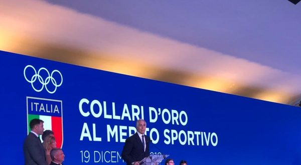 Collare d’oro Coni a Domenicali, stella d’oro all’Italpress