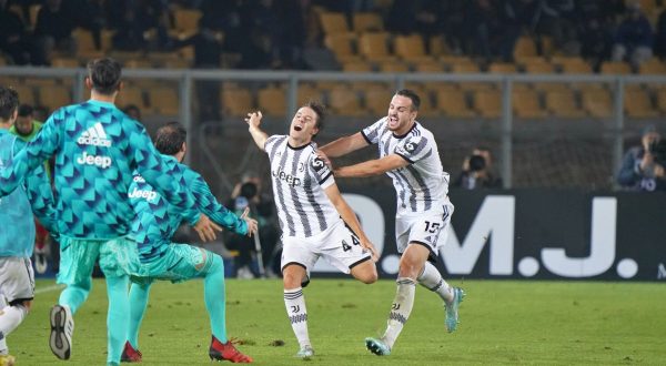 Perla di Fagioli, la Juventus vince a Lecce 1-0