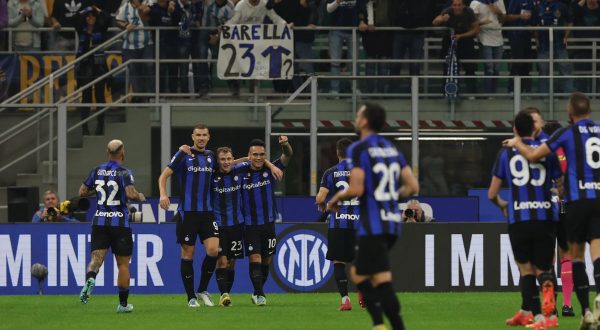 L’Inter continua a vincere: 3-0 contro la Sampdoria