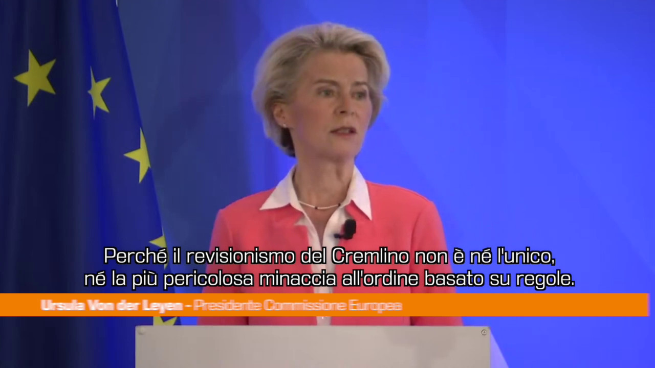 Von der Leyen “Dobbiamo promuovere i nostri valori nel mondo”