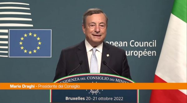 Draghi “L’Italia deve essere al centro del progetto europeo”