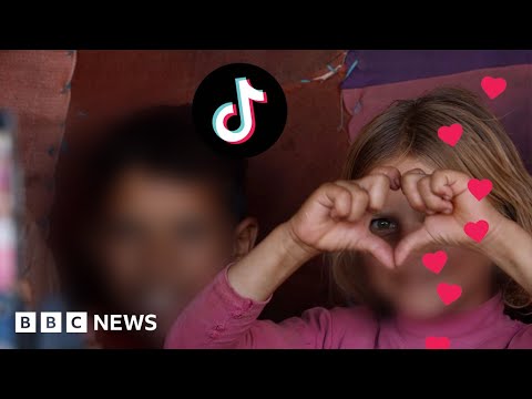 How TikTok profits from Syrian children begging – BBC News