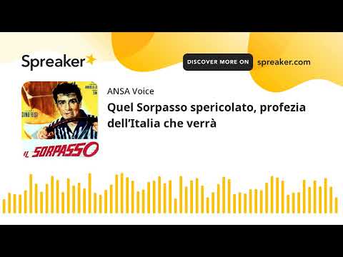 Quel Sorpasso spericolato, profezia dell’Italia che verrà