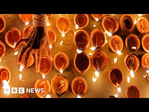 Hindu festival of Diwali celebrated by millions around globe – BBC News