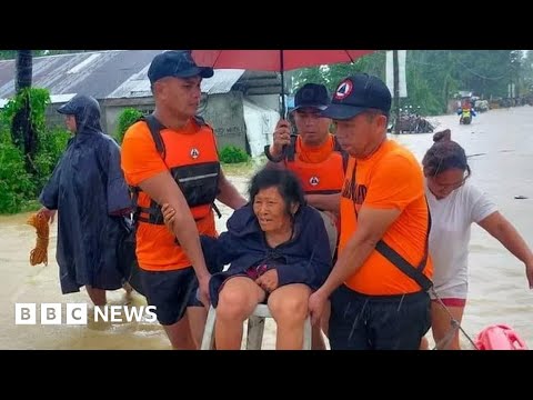 Philippines storm Nalgae kills dozens in floods and mudslides – BBC News