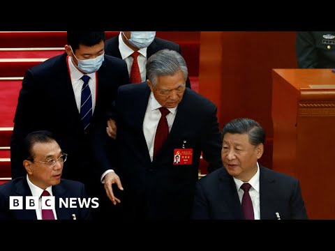 Why China’s ex-leader was escorted out of Communist Party congress – BBC News