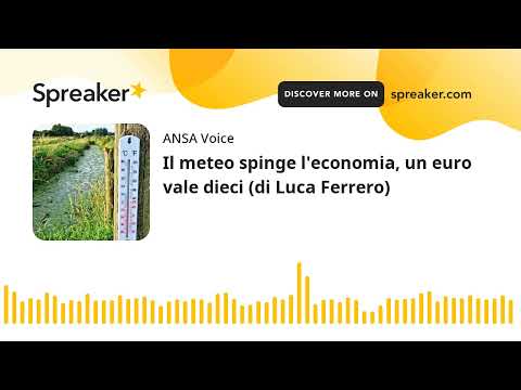 Il meteo spinge l’economia, un euro vale dieci (di Luca Ferrero)