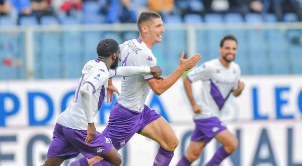 La Fiorentina vince 2-0 al Ferraris contro la Sampdoria