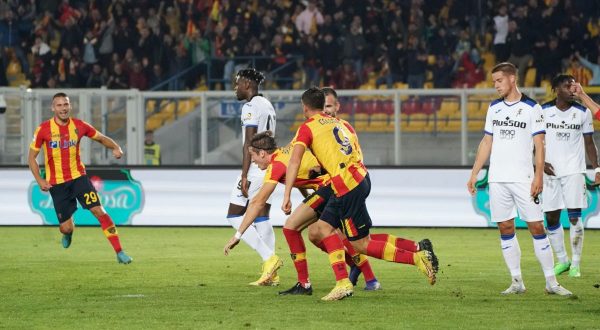 Lecce-Atalanta 2-1, decidono Baschirotto e Di Francesco