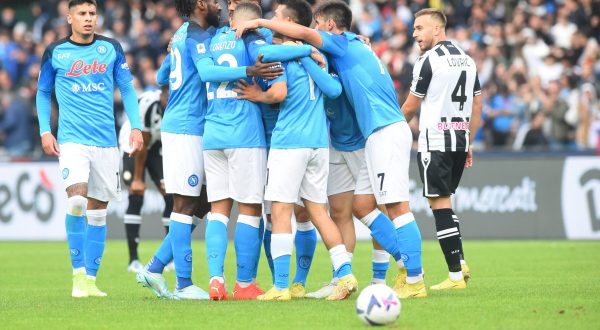 Il Napoli continua a volare: 3-2 all’Udinese