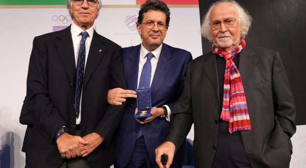 Consegnati i Collari d’oro del Coni, stella d’oro all’Italpress