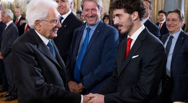 Mattarella riceve Bagnaia e Ducati “Simboli di un’Italia vincente”