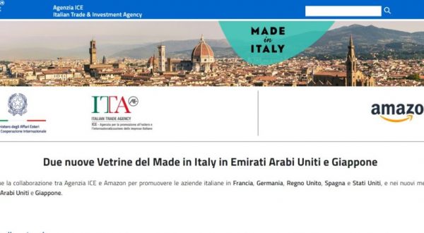 Ice-Amazon, nuovo accordo per promuovere il Made in Italy nel mondo