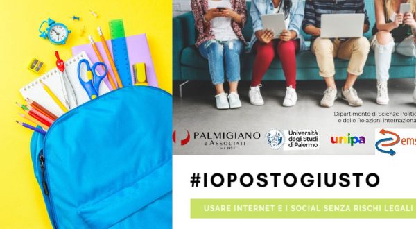 Arriva nelle scuole di Palermo #IOPOSTOGIUSTO, per un corretto uso di internet