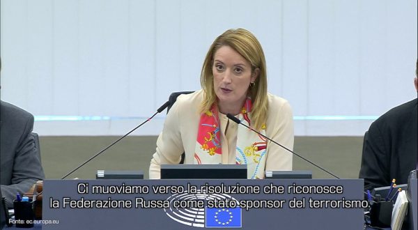 “Russia Stato sponsor del terrorismo”, il voto al Parlamento Ue