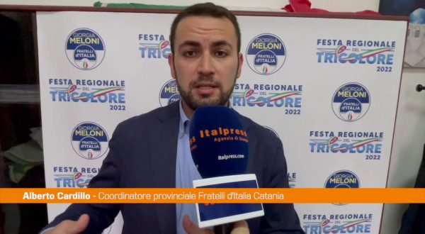 Fdi, Cardillo “Con Festa Tricolore a Catania tre giorni di confronto”