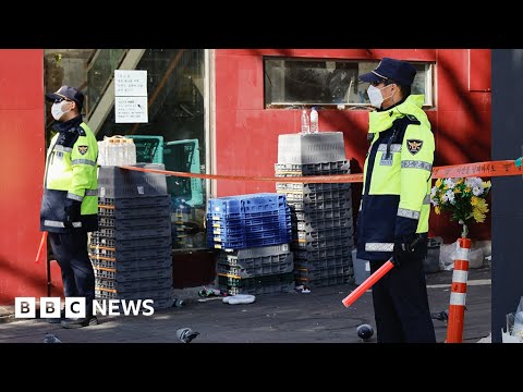 South Korea Halloween crush investigators raid offices in search for answers – BBC News