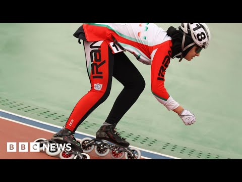 Iran denounces athlete for not wearing hijab – BBC News