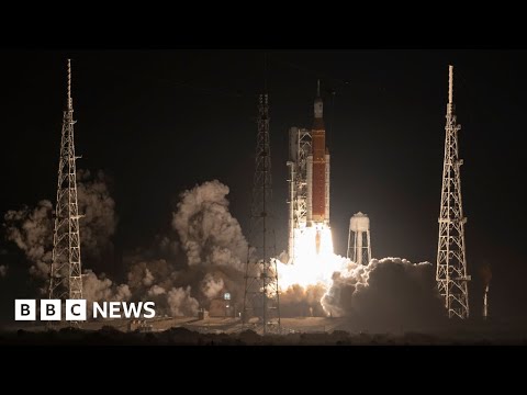 Nasa launches Artemis Moon rocket – BBC News