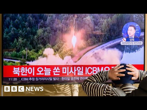 North Korea fires suspected intercontinental ballistic missile – BBC News