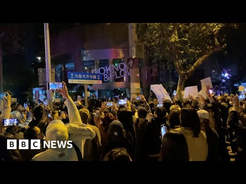 Protestors urge China’s President Xi to resign over Covid restrictions – BBC News