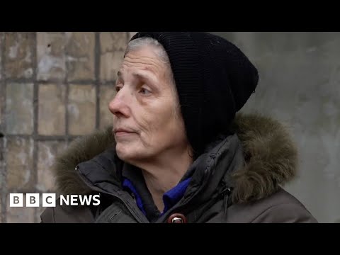 Surviving in a basement on Ukraine’s front line – BBC News