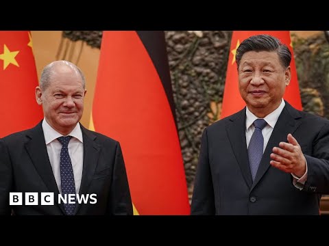 President Xi Jinping meets German Chancellor Olaf Scholz in China – BBC News