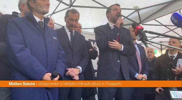 Milano, Salvini “Grazie a chi ha lavorato alla M4”