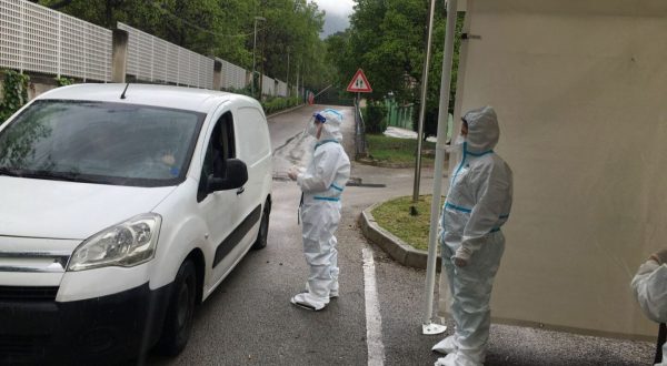 Covid, 1100 tamponi durante le feste natalizie nei drive-in dell’Asp di Palermo