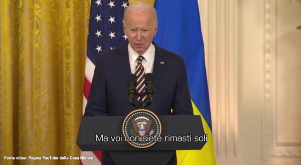 Ucraina, Biden “Dagli Stati Uniti massimo sostegno”