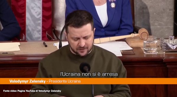 Zelensky a Congresso Usa “Ucraina resterà libera dalla tirannia russa”