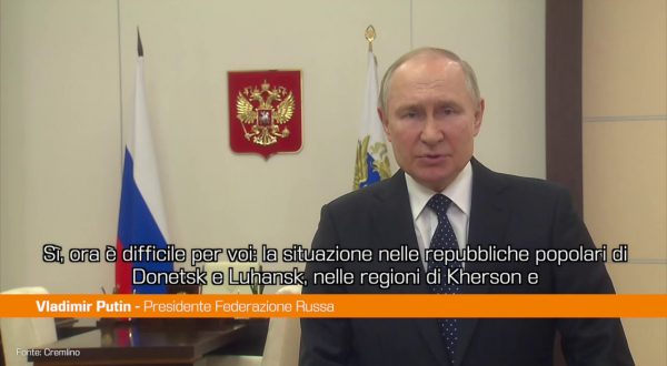 Ucraina, Putin “Situazione difficile nei territori annessi”