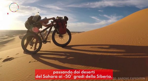 Dal Sahara alla Siberia, il viaggio in bicicletta di Lorenzo Barone