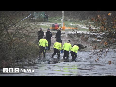 Police officer tried to punch through ice to save children from icy UK lake – BBC News