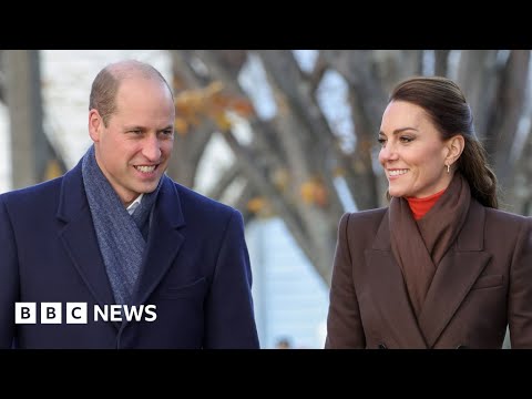 William and Kate continue US trip ahead of climate prize – BBC News