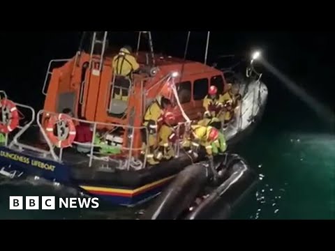 Four people drown and dozens rescued in English Channel – BBC News