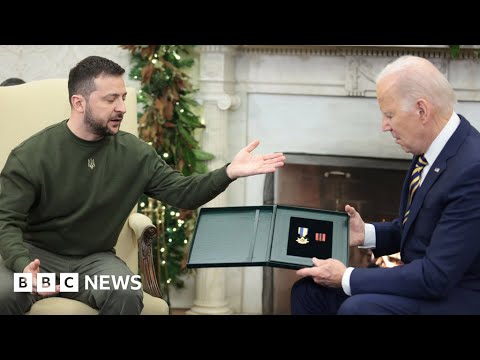 President Zelensky meets President Biden at the White House – BBC News