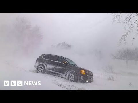 Fatal winter storm leaves millions without power in North America with -45C temperatures – BBC News