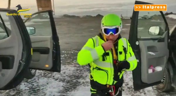 Etna, ritrovata donna dispersa sopra rifugio Sapienza