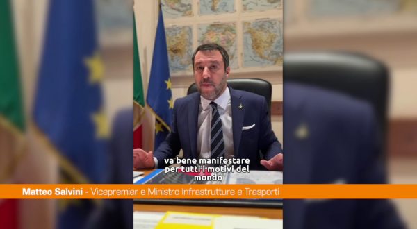 Salvini “Giusto manifestare ma senza ledere libertà”