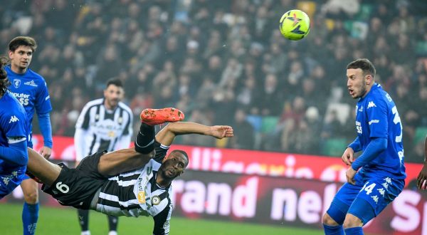 Gol di Baldanzi e Pereyra, Udinese-Empoli finisce 1-1