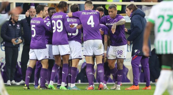 La Fiorentina torna alla vittoria, 2-1 al sassuolo