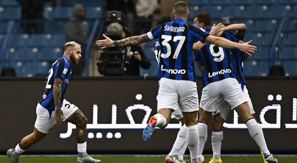 Supercoppa all’Inter, Milan battuto 3-0