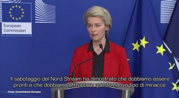 Von der Leyen “Task force Ue-Nato a difesa infrastrutture critiche”