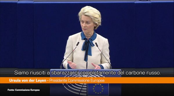 Energia, Von der Leyen “L’Ue si prepari in tempo al prossimo inverno”