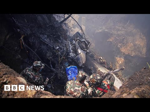 Nepal plane crash near Pokhara airport sees dozens killed - BBC News