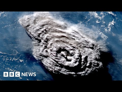 Tonga volcano eruption felt in Atlantic Ocean seafloor on other side of world – BBC News